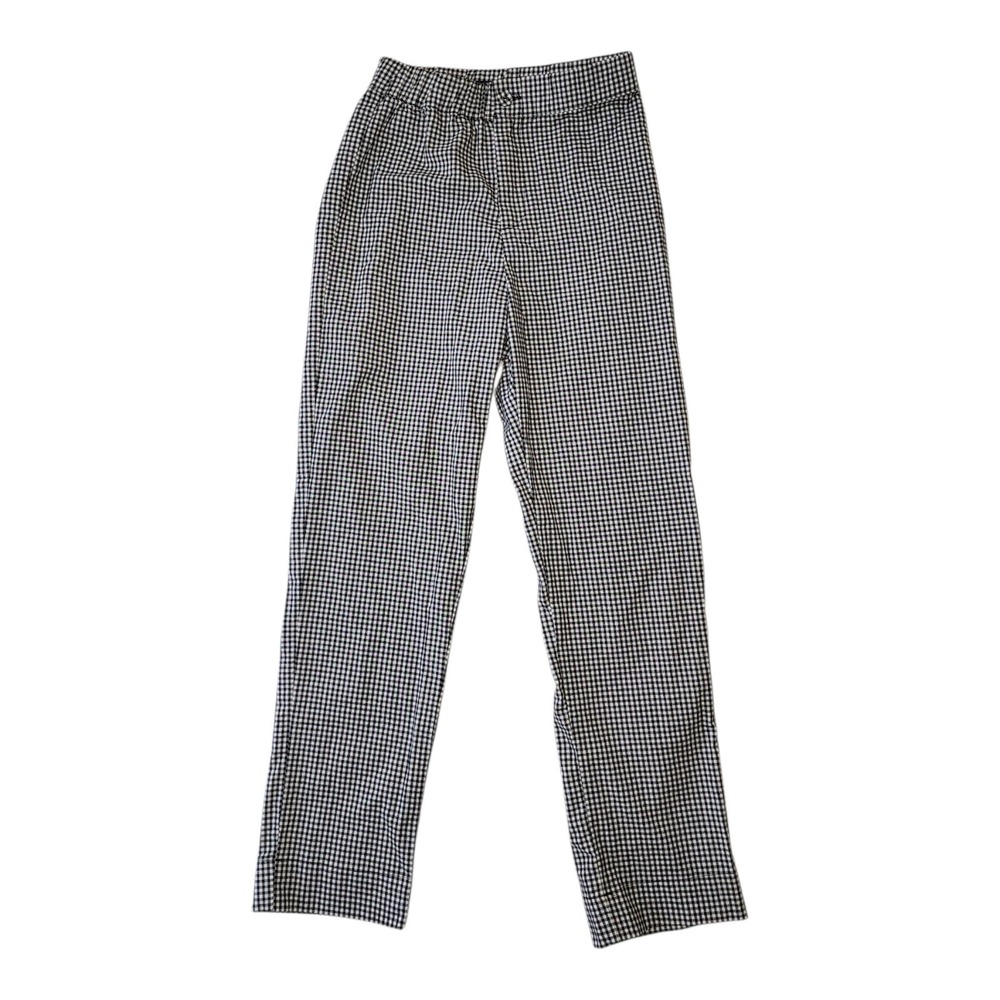 Brandy Melville Pants Womens One Size Black White Check Cotton Summer Picnic